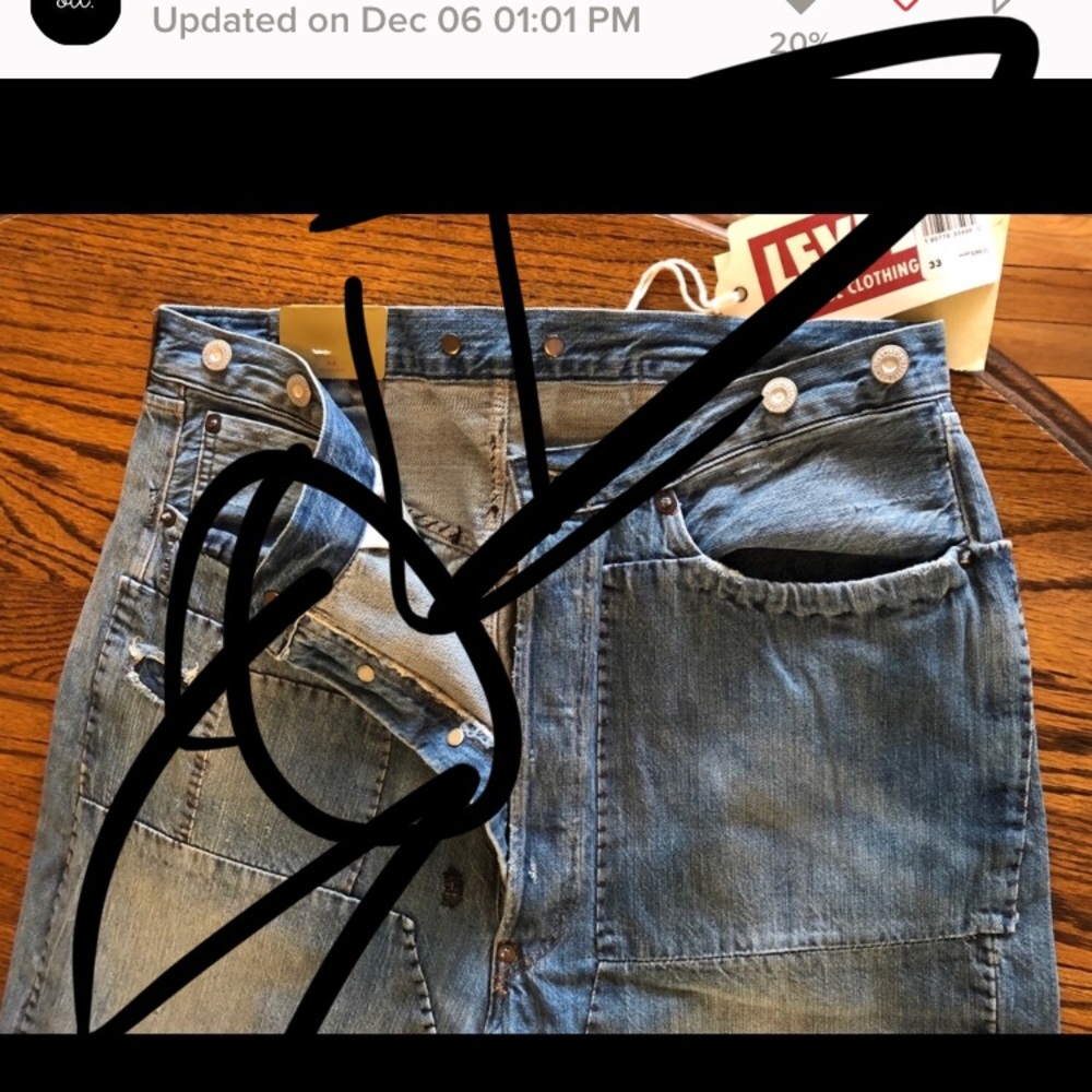 LEVI’s Vintage Cropped Jeans - MENS SIZE 33